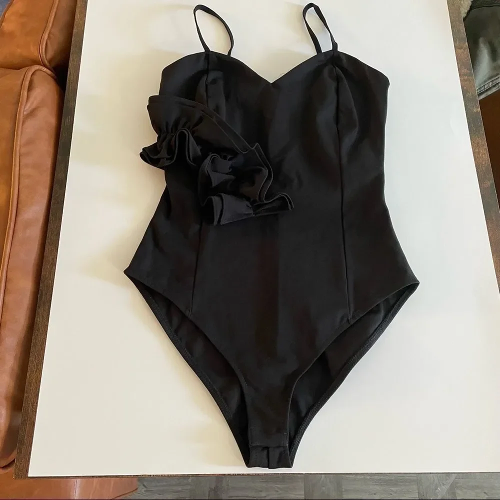 ZARA Ruffle Bodysuit - Picture 12 of 16